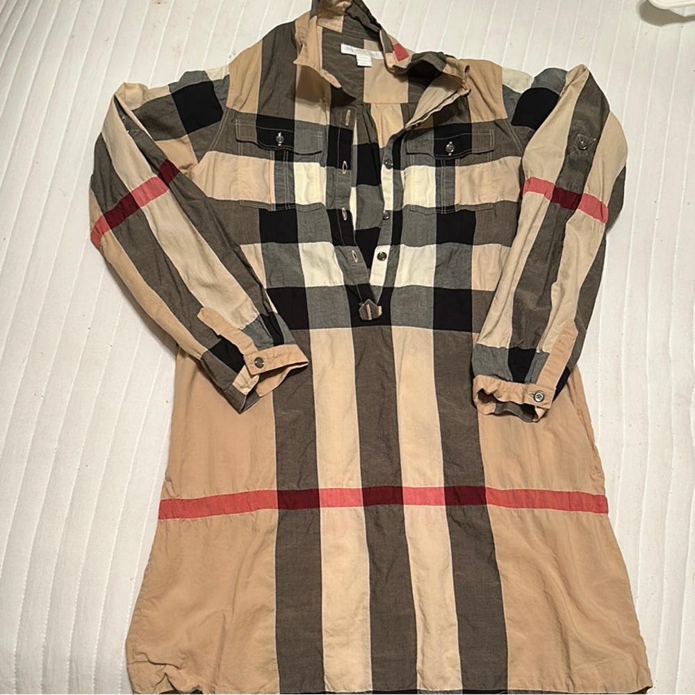 Burberry Plaid mini dress youth